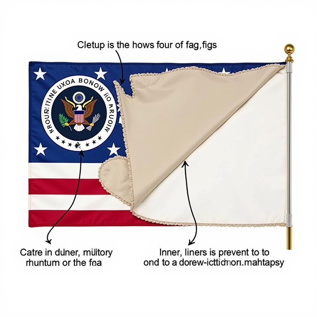 Construction of a Double Sided Military Flag