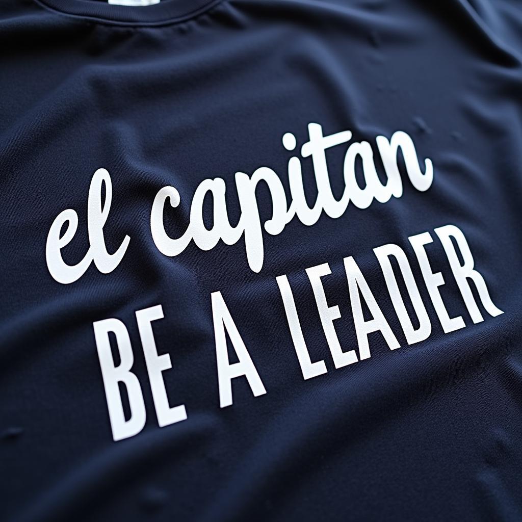 El Capitan Be a Leader Shirt Design