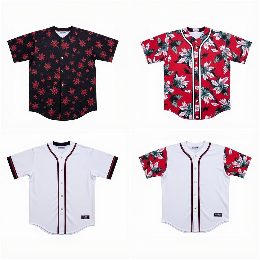 Floral Baseball Jersey Trend: A blend of sporty and stylish