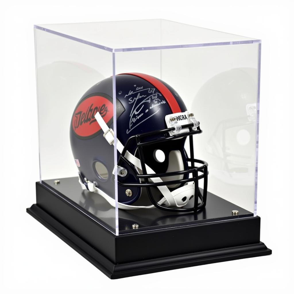 Full Size Autographed Helmet Display Case