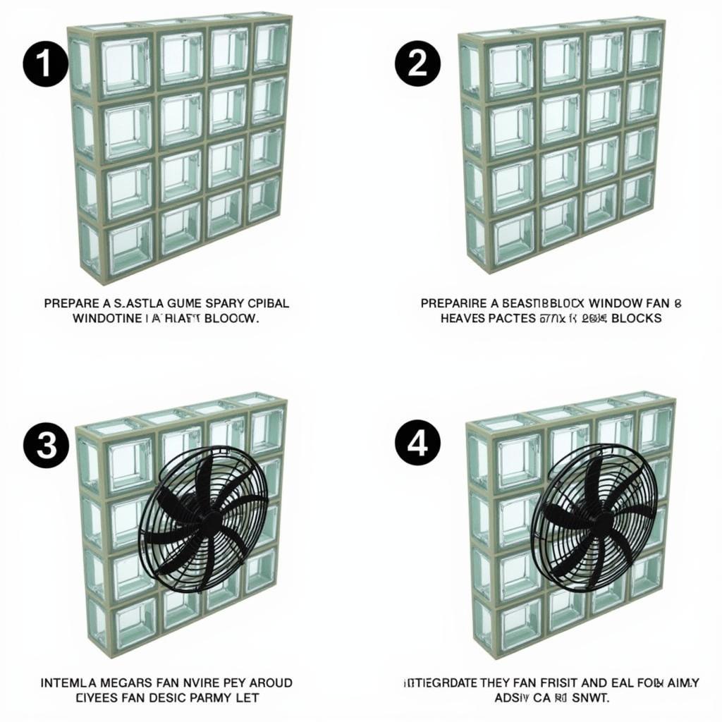 Glass Block Window Fan Installation Process