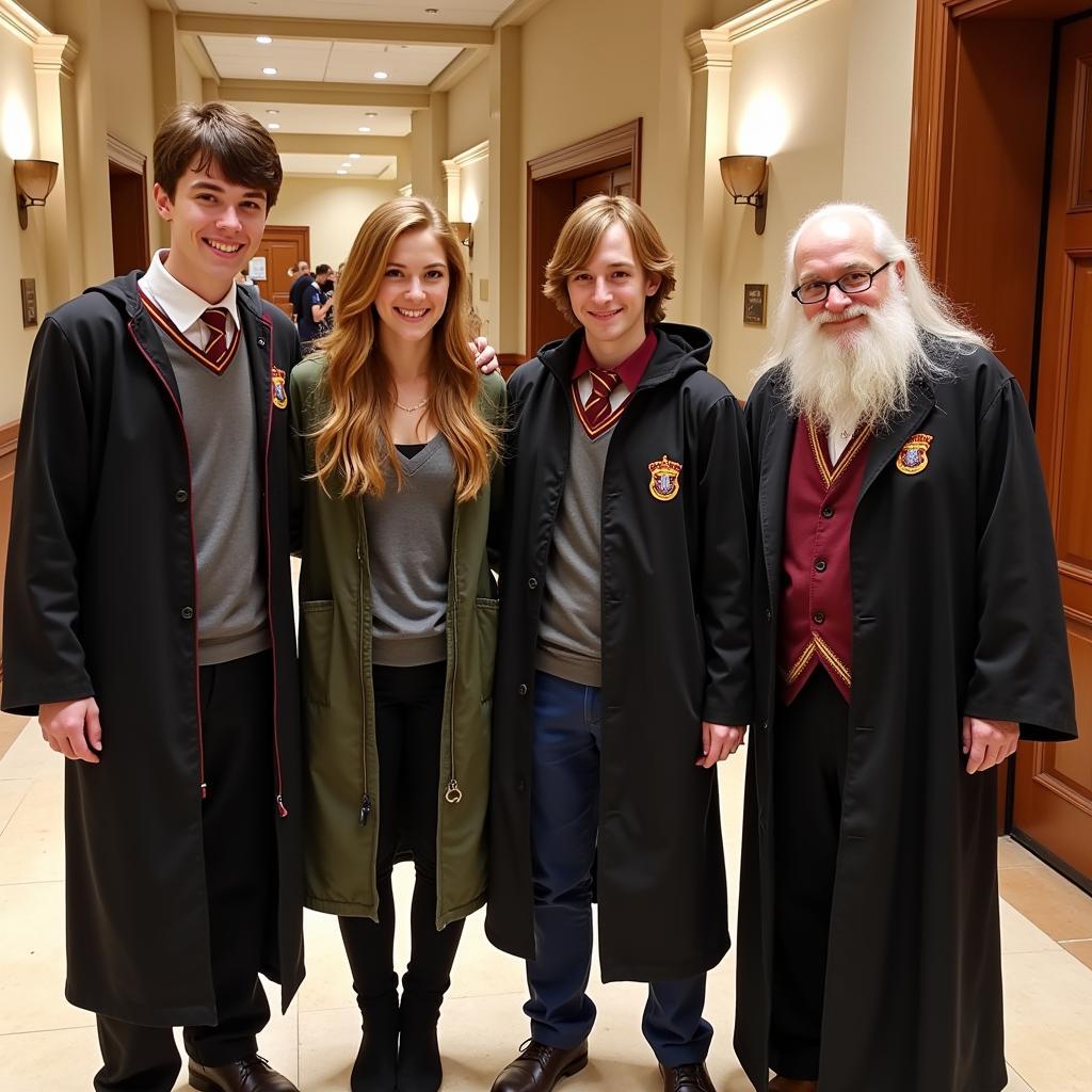 Fans dressed up at Harry Potter in Concert Minneapolis