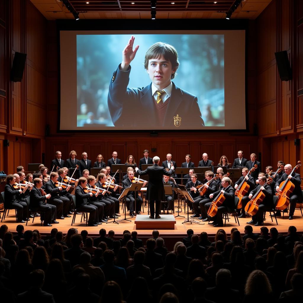 Minneapolis Orchestra performing Harry Potter score