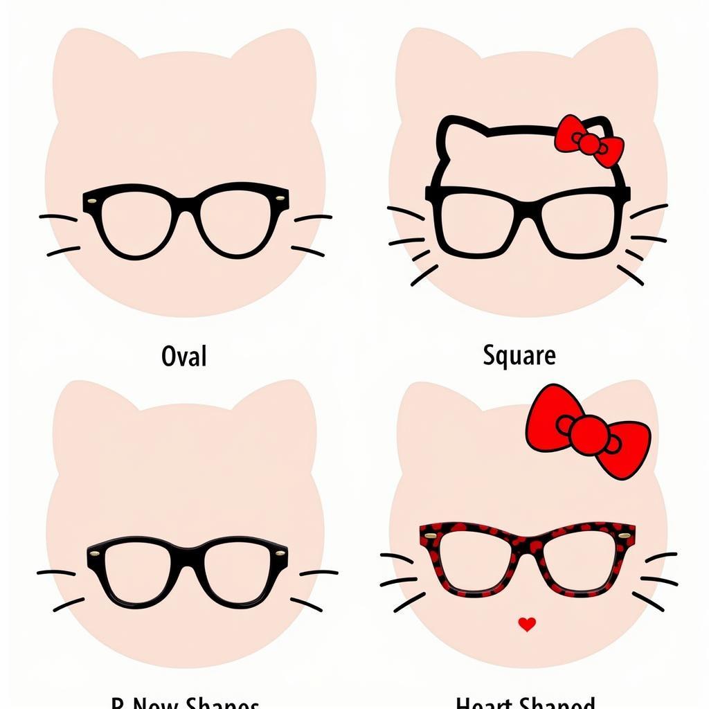 Hello Kitty Glasses Frames for Different Face Shapes