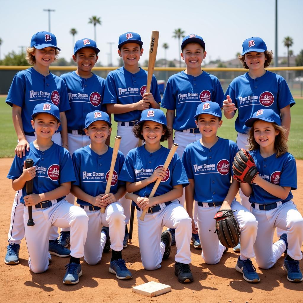 Huntington Beach Little League Team Photo