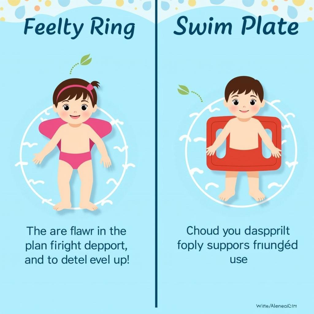 Infant Swimming Ring vs. Swim Plate