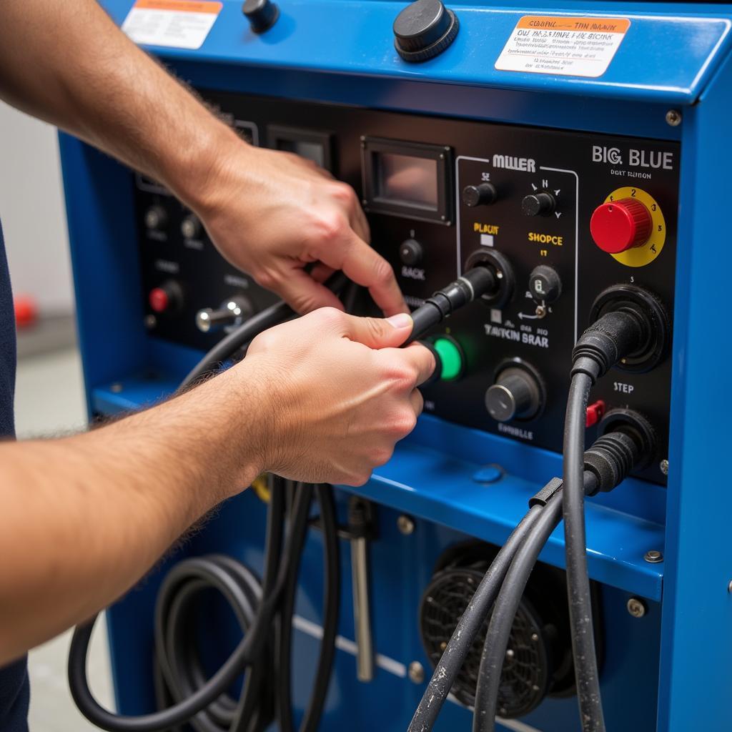 Inspecting a Used Welder