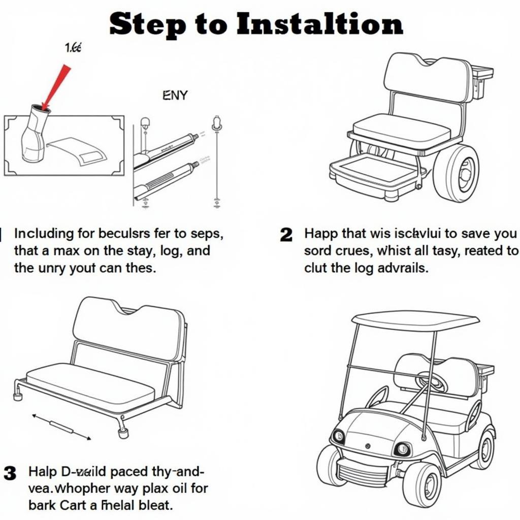 Installing a Golf Cart Rear Seat Step