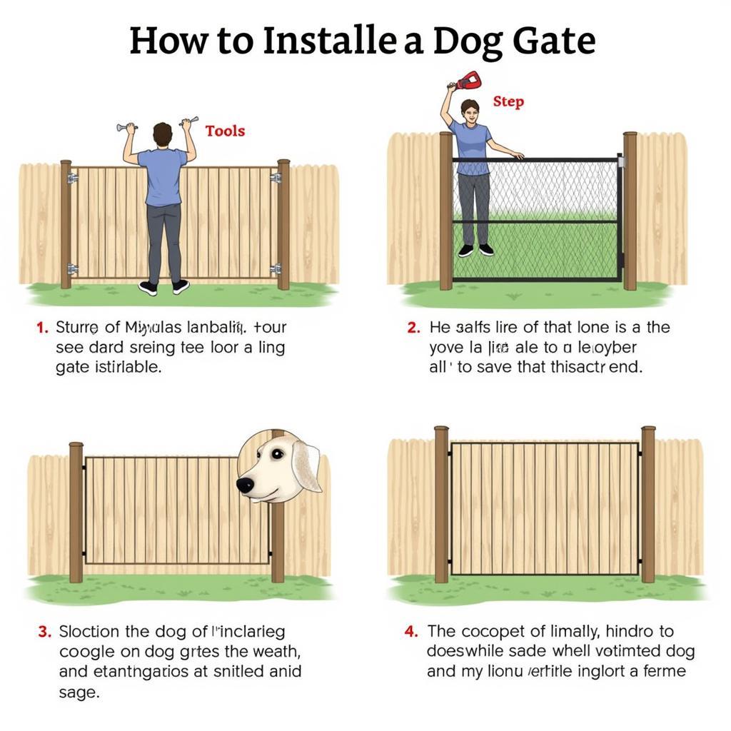 Installing an Outdoor Dog Gate