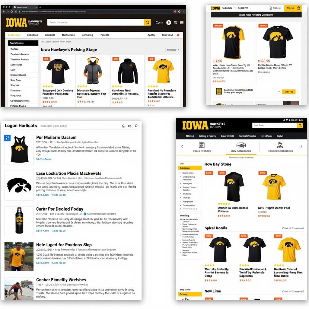 Online and Offline Retailers Selling Iowa Hawkeye Wrestling Gear