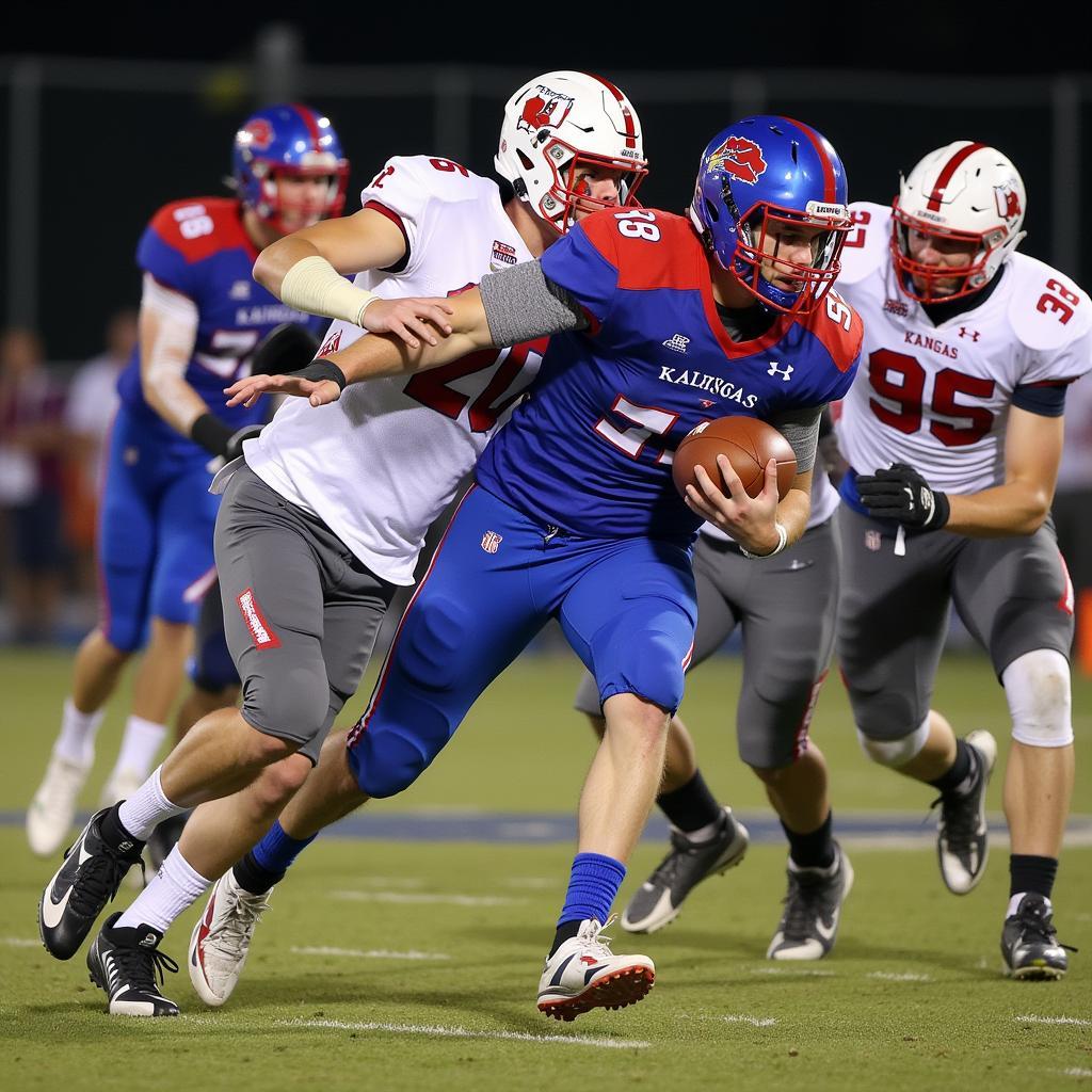 Kansas 8-Man All-Star Game Action Shot