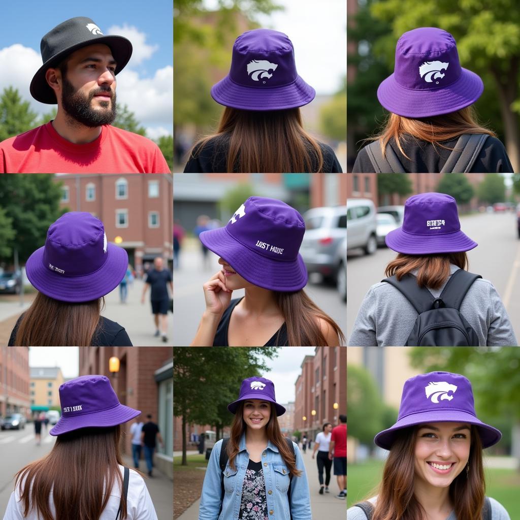 Kansas State Bucket Hats for Everyday Wear