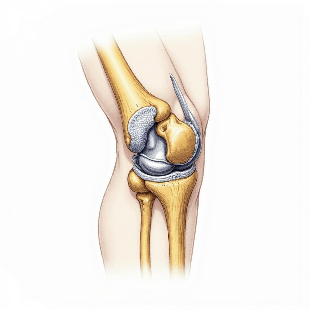 Knee Anatomy Drawing Reference