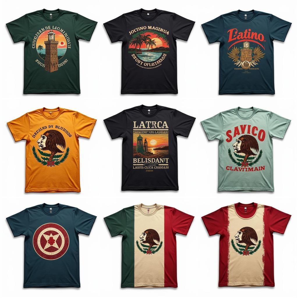 Different Styles of Latino Tees