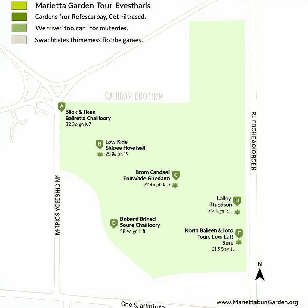 Marietta Garden Tour Map and Information