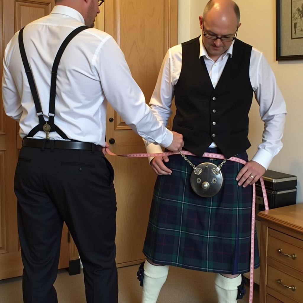 Measuring Waist for a Big and Tall Kilt Accurately