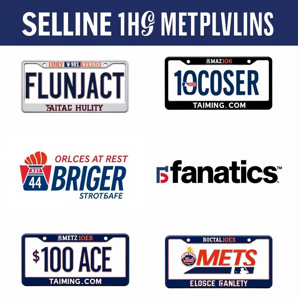 Online Retailers Selling Mets License Plate Frames