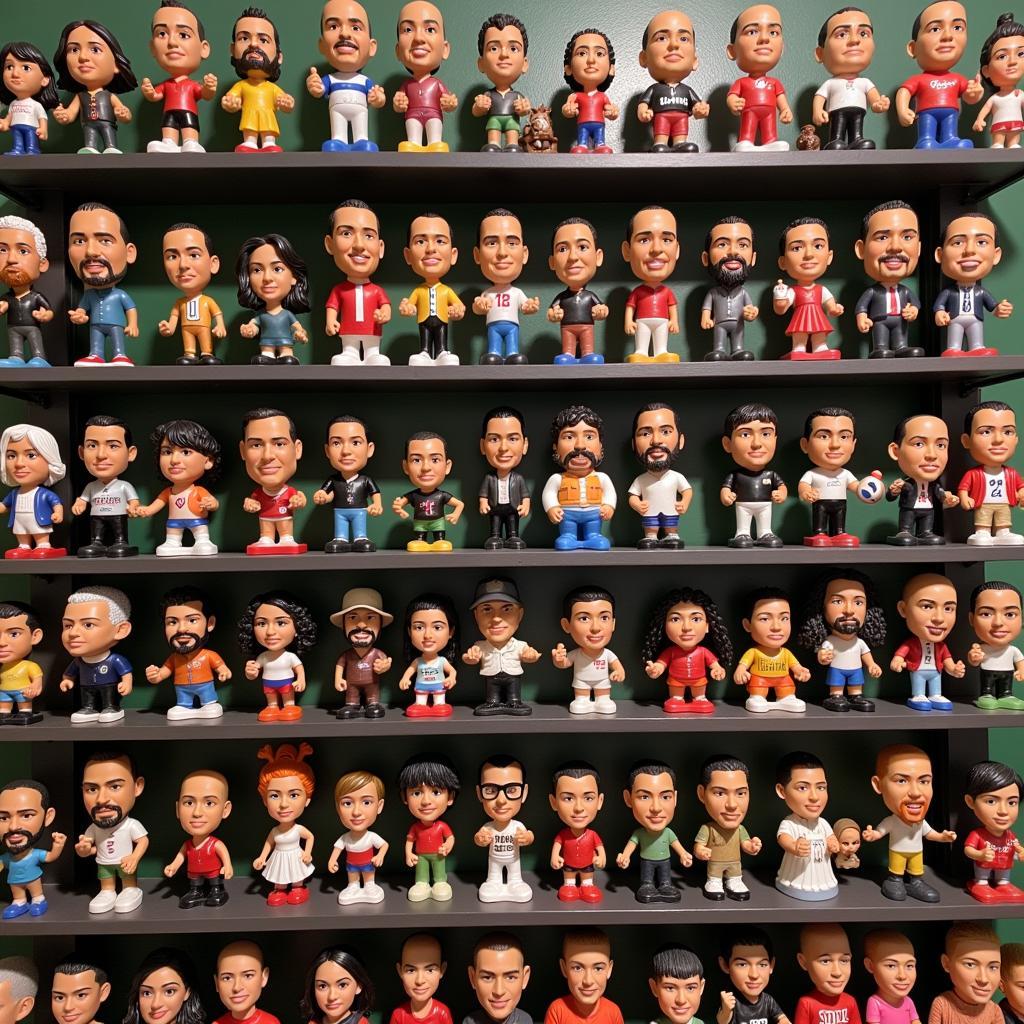 Collection of Mexican Bobbleheads