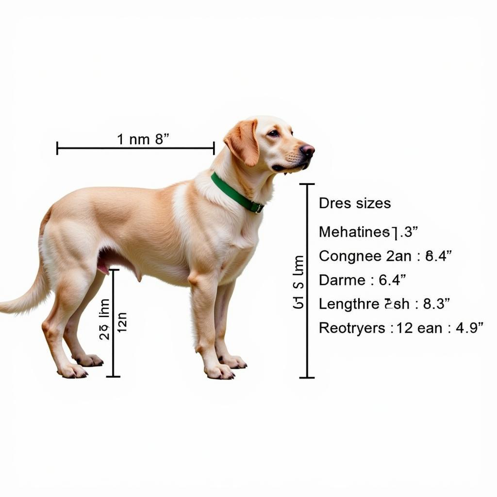 A helpful infographic demonstrating how to measure a dog for a Mexican dress.