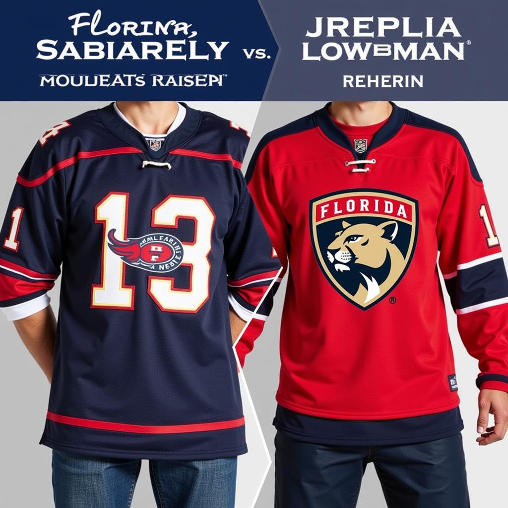 Authentic vs. Replica Miami Hockey Jerseys