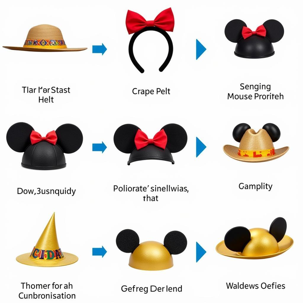 Evolution of Mickey Mouse Ears Hats