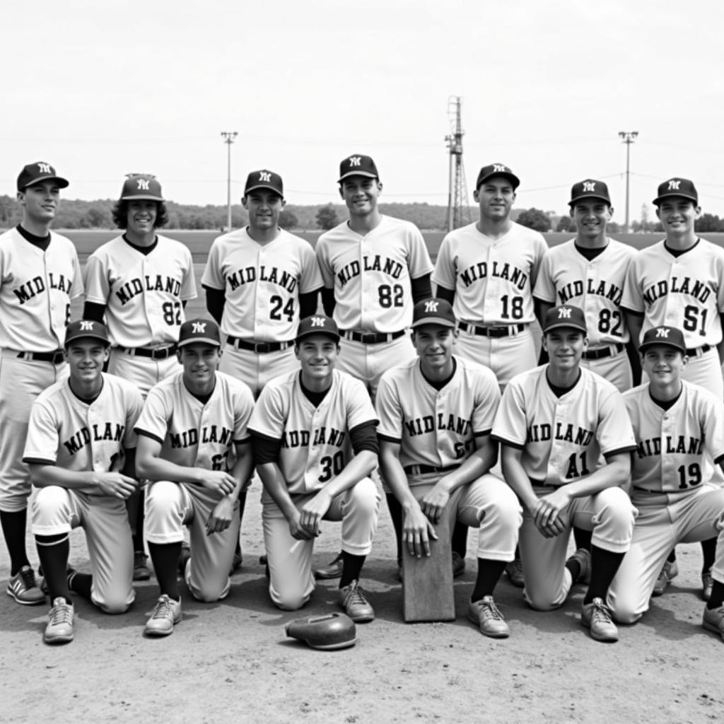 Midland Bulls Historical Team Photo