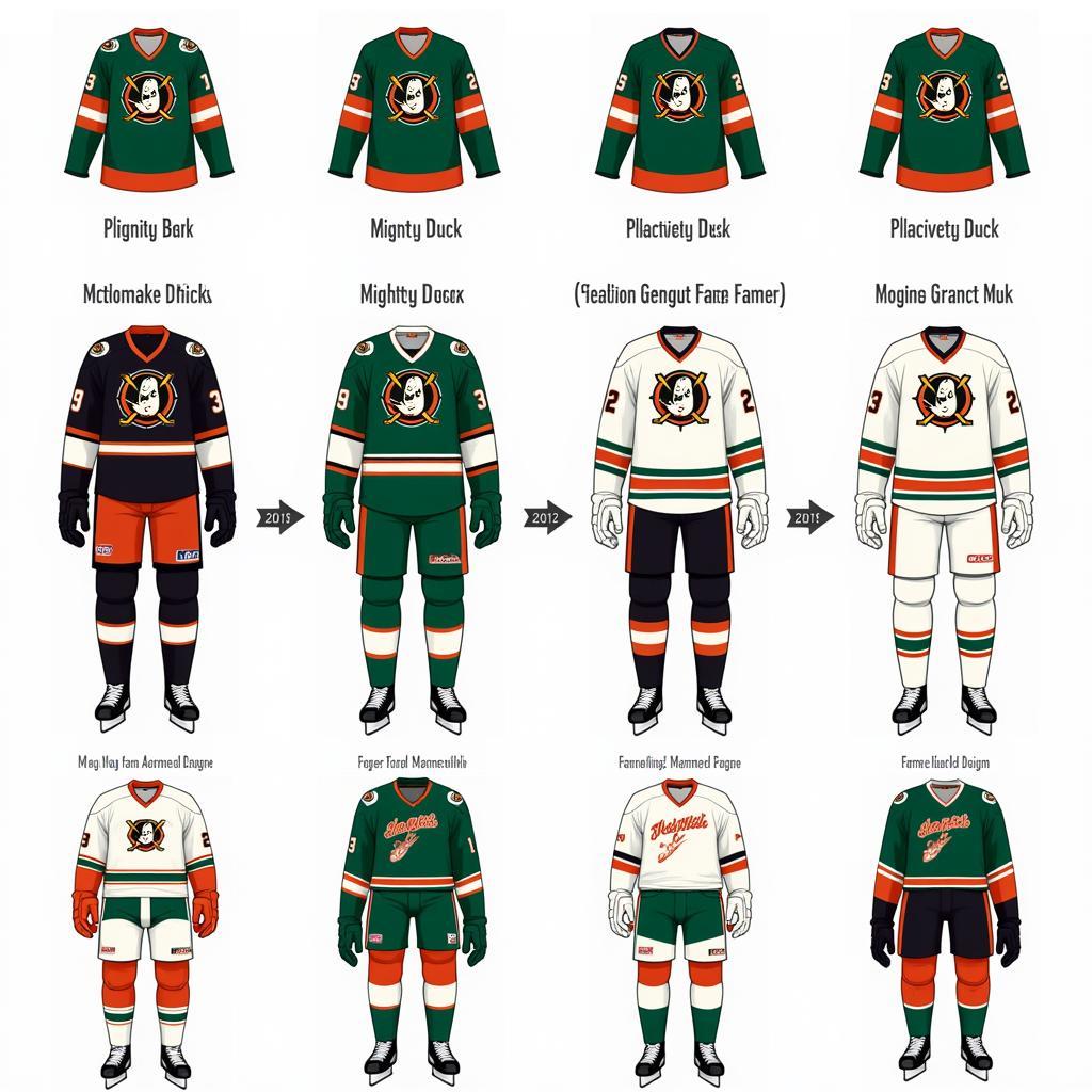 Mighty Ducks Jersey Evolution Through the Years