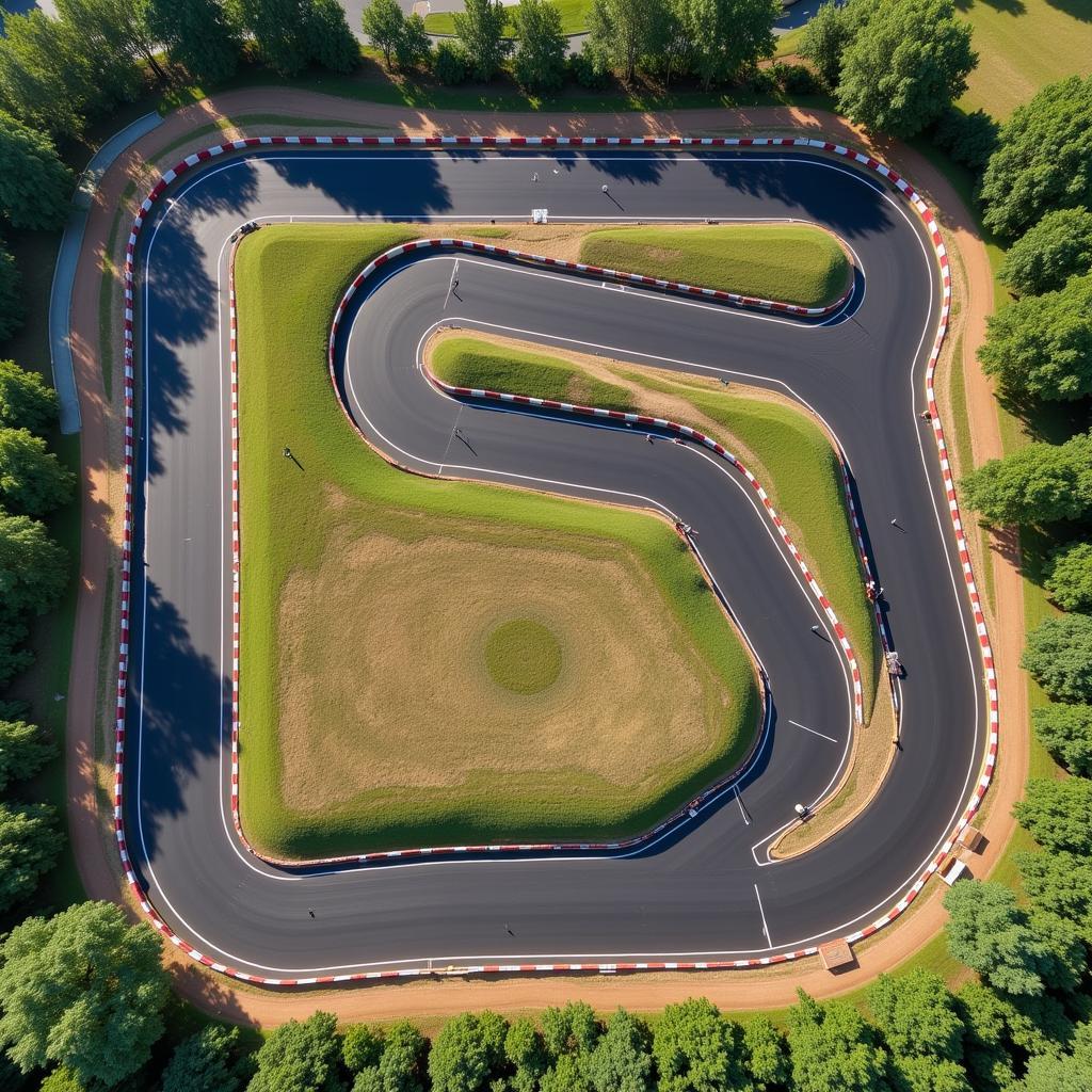 Overview of a Millennium Go Kart Track