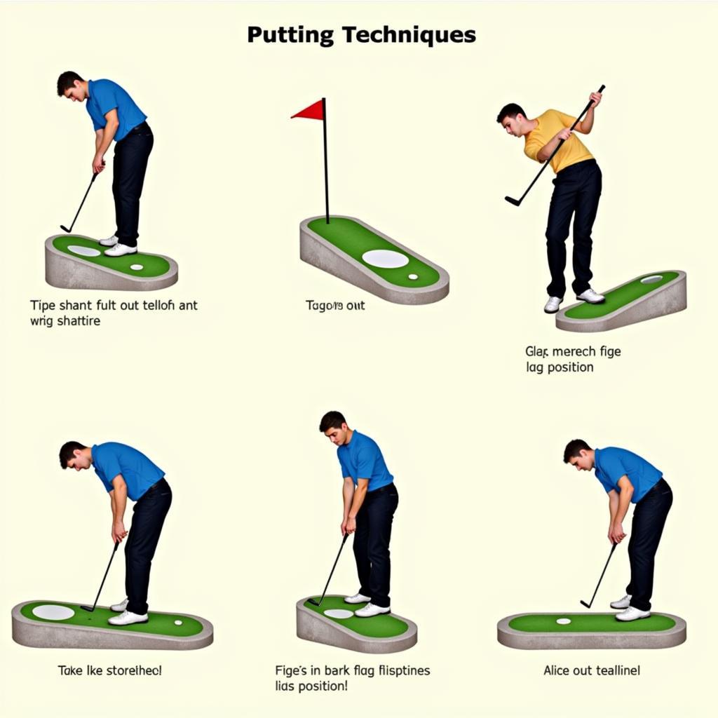 Miniature Golf Putting Techniques