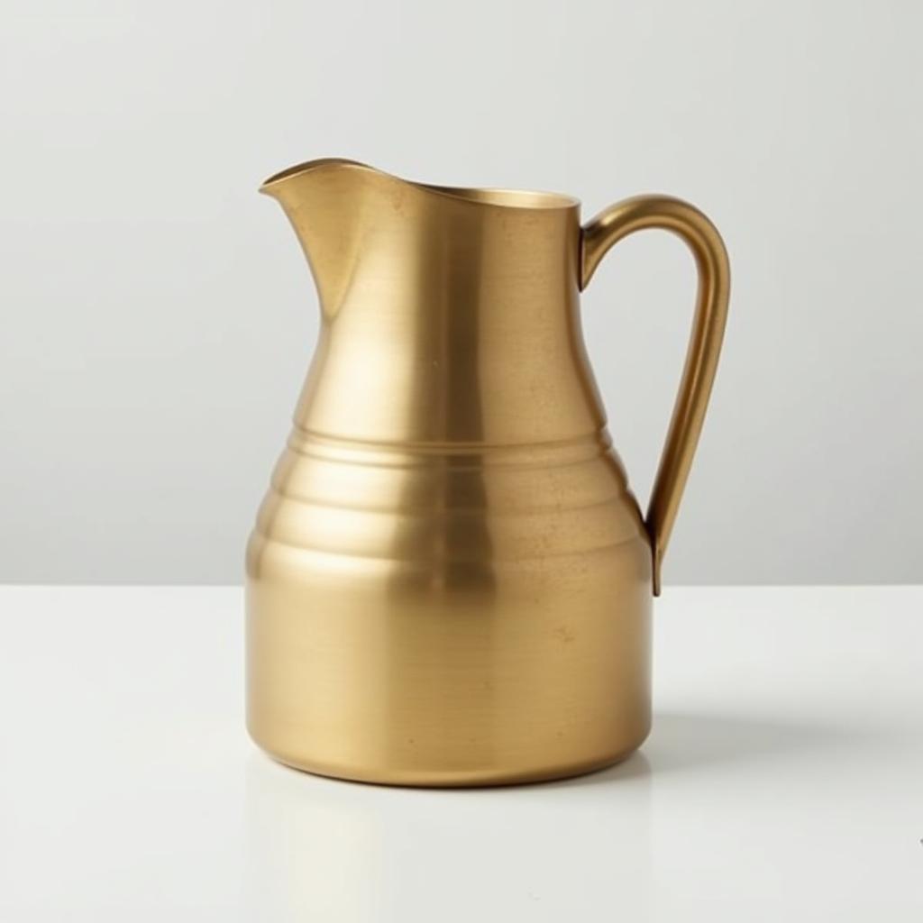 Modern Brass Pitcher Minimalist Design