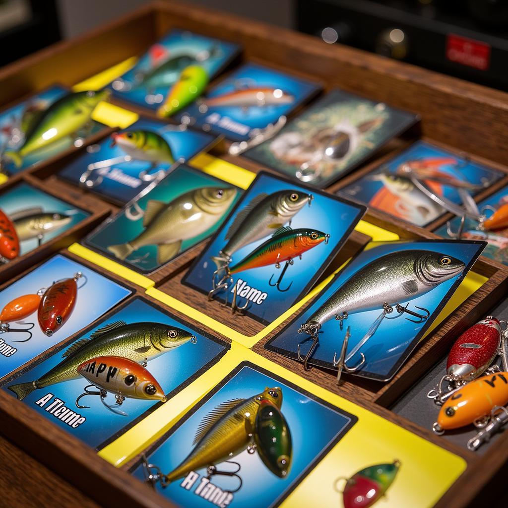 Modern Fishing Lure Trading Cards Collection