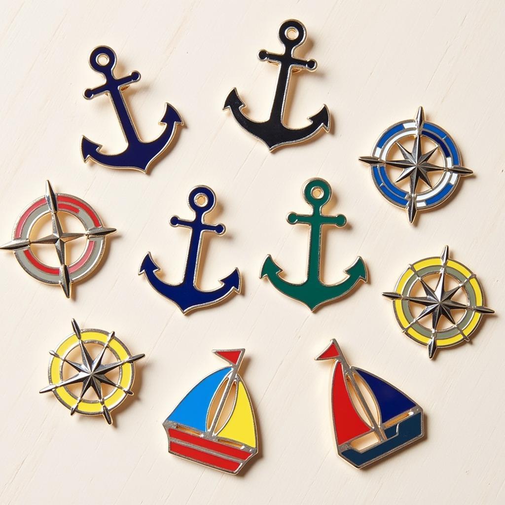 Modern Nautical Themed Hat Pins