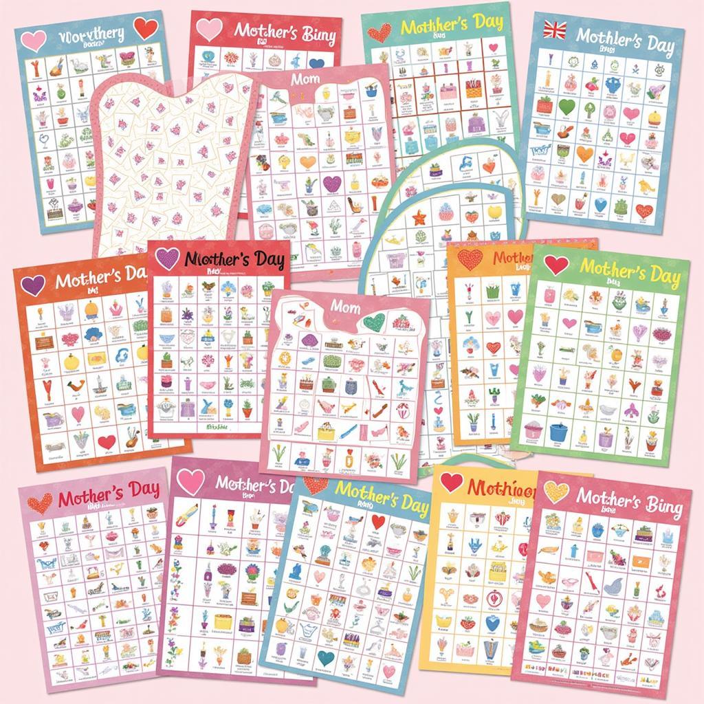 Printable Mother's Day Bingo Cards