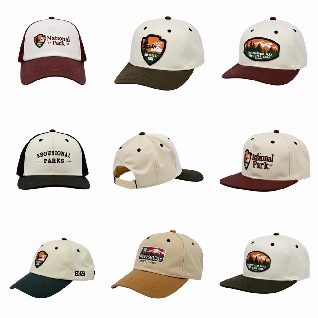 Different Styles of National Park Baseball Hats