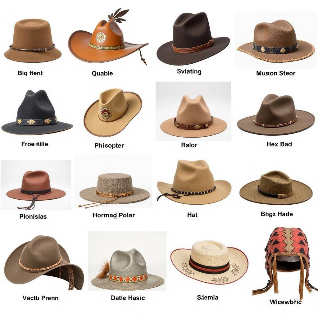 Different Types and Styles of Native American Hats