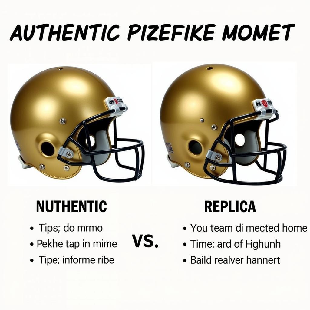 Notre Dame Helmet: Authentic vs. Replica