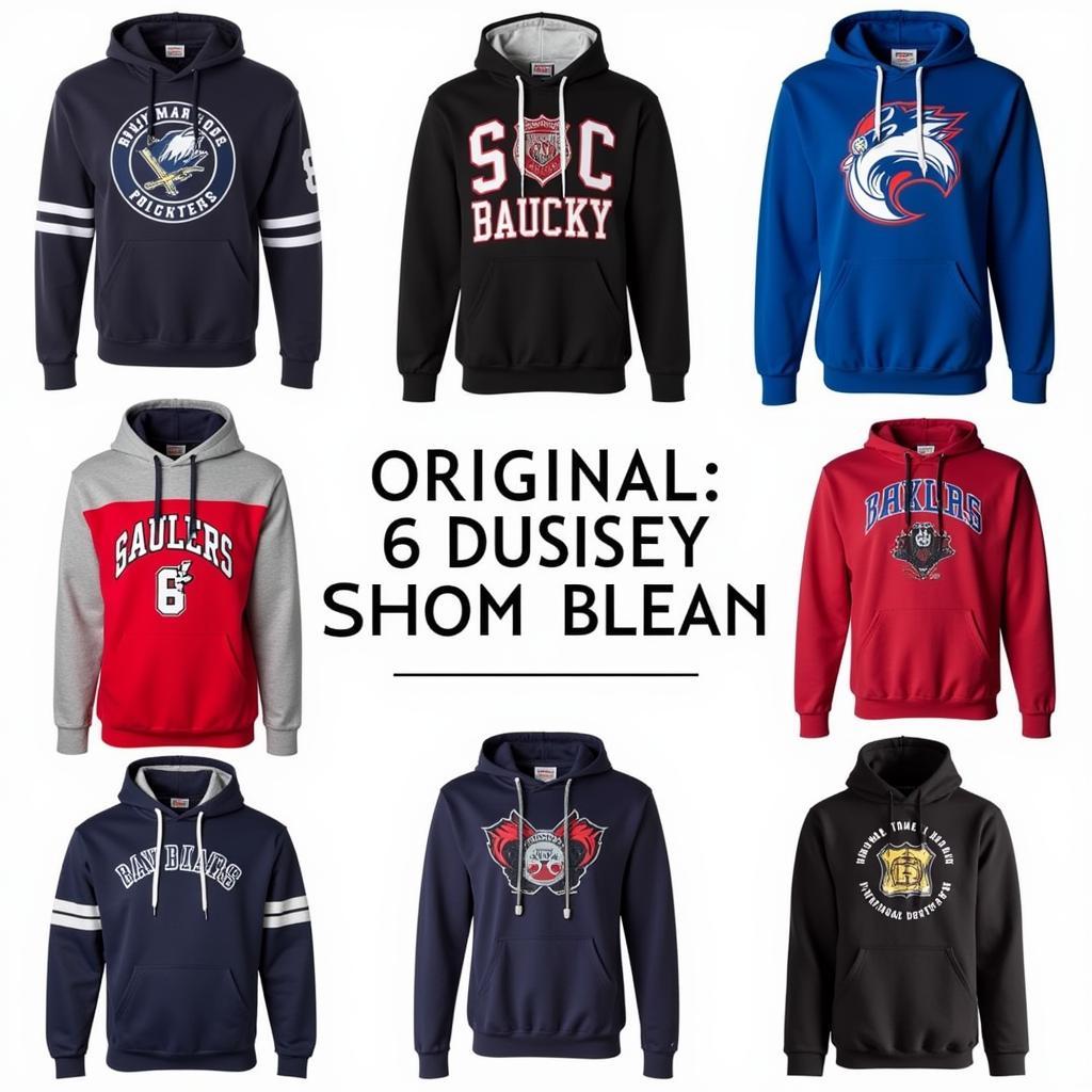 Collection of Original 6 Hockey Hoodies