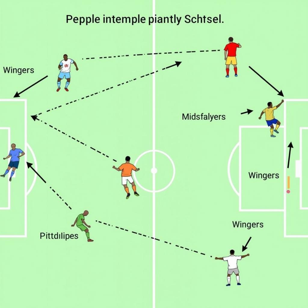 Partner Play in a 4-3-3 Formation