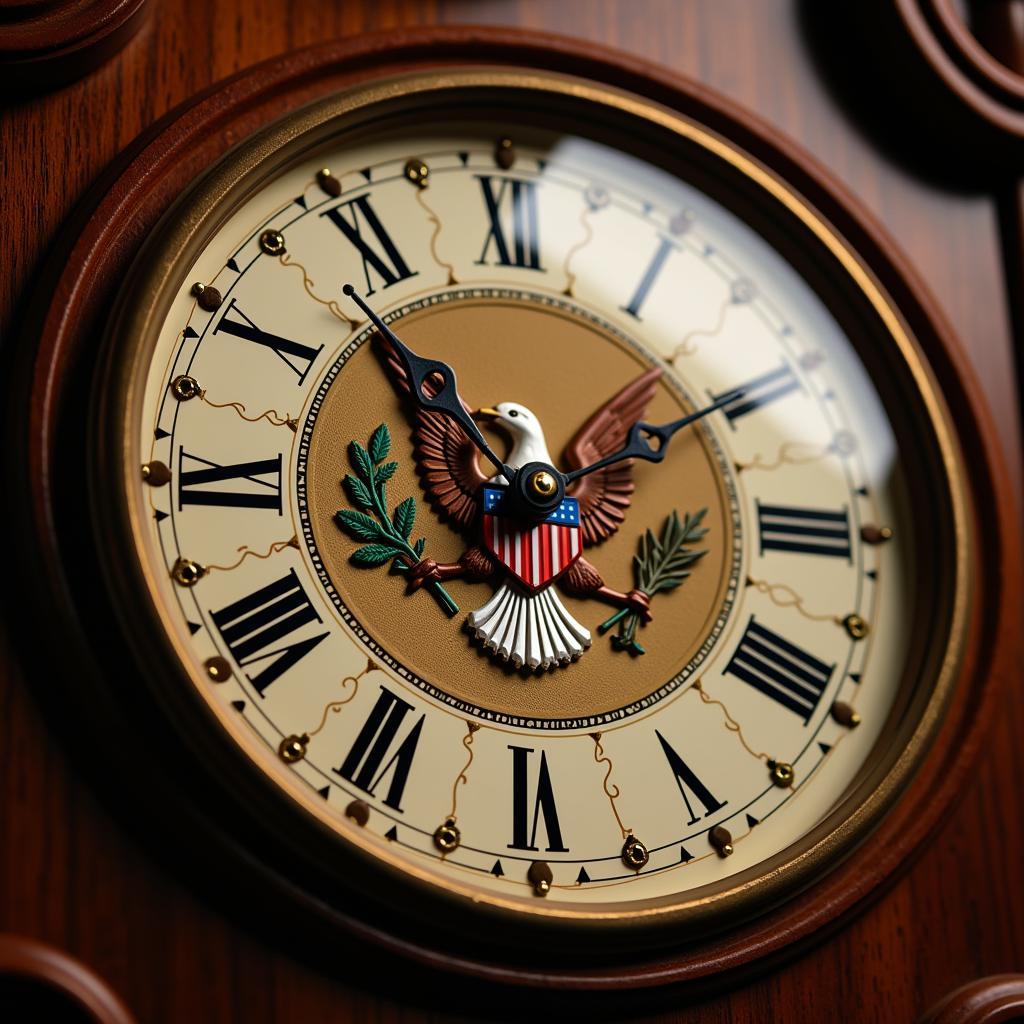 Patriotic Clock Symbols