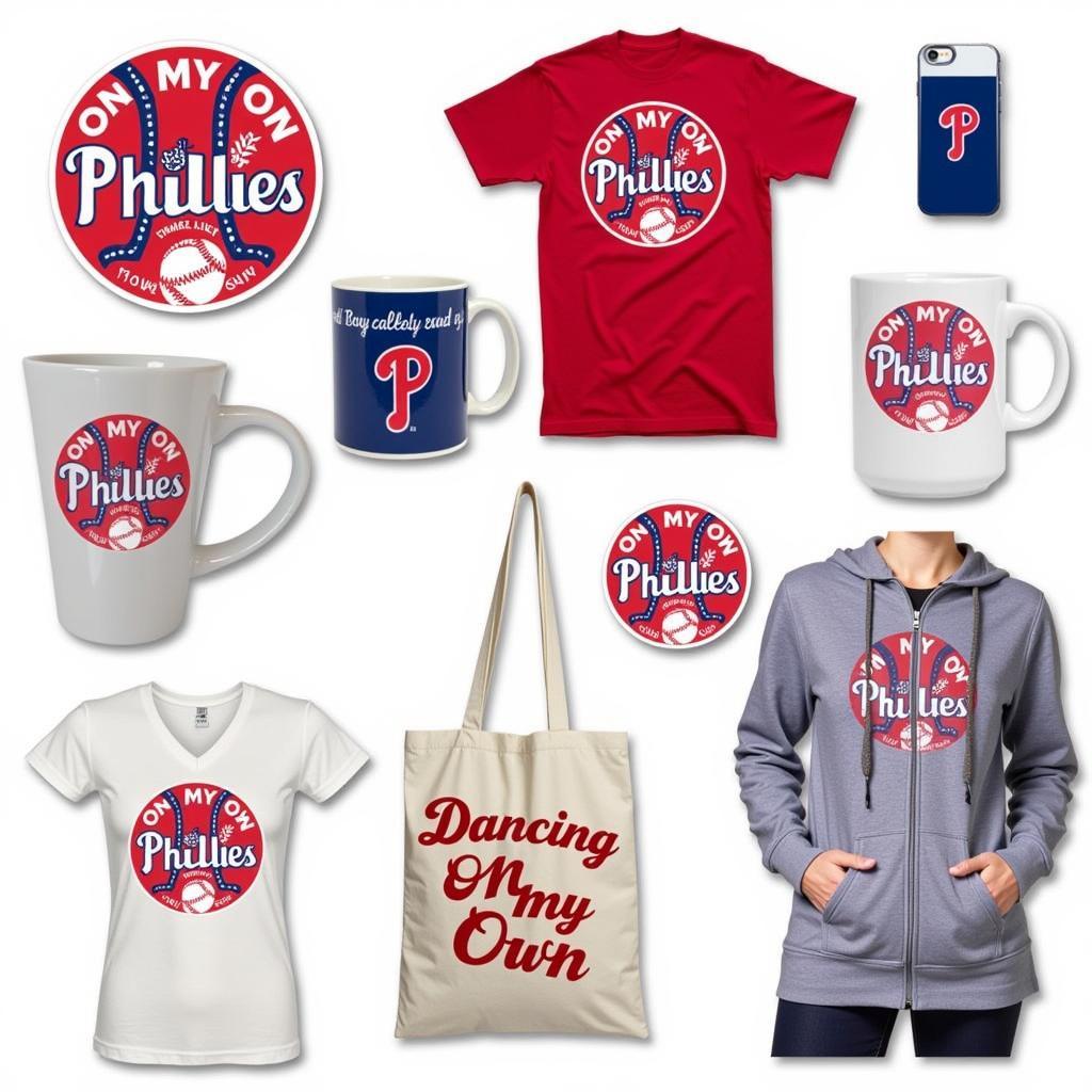 Phillies SVG Merchandise Examples