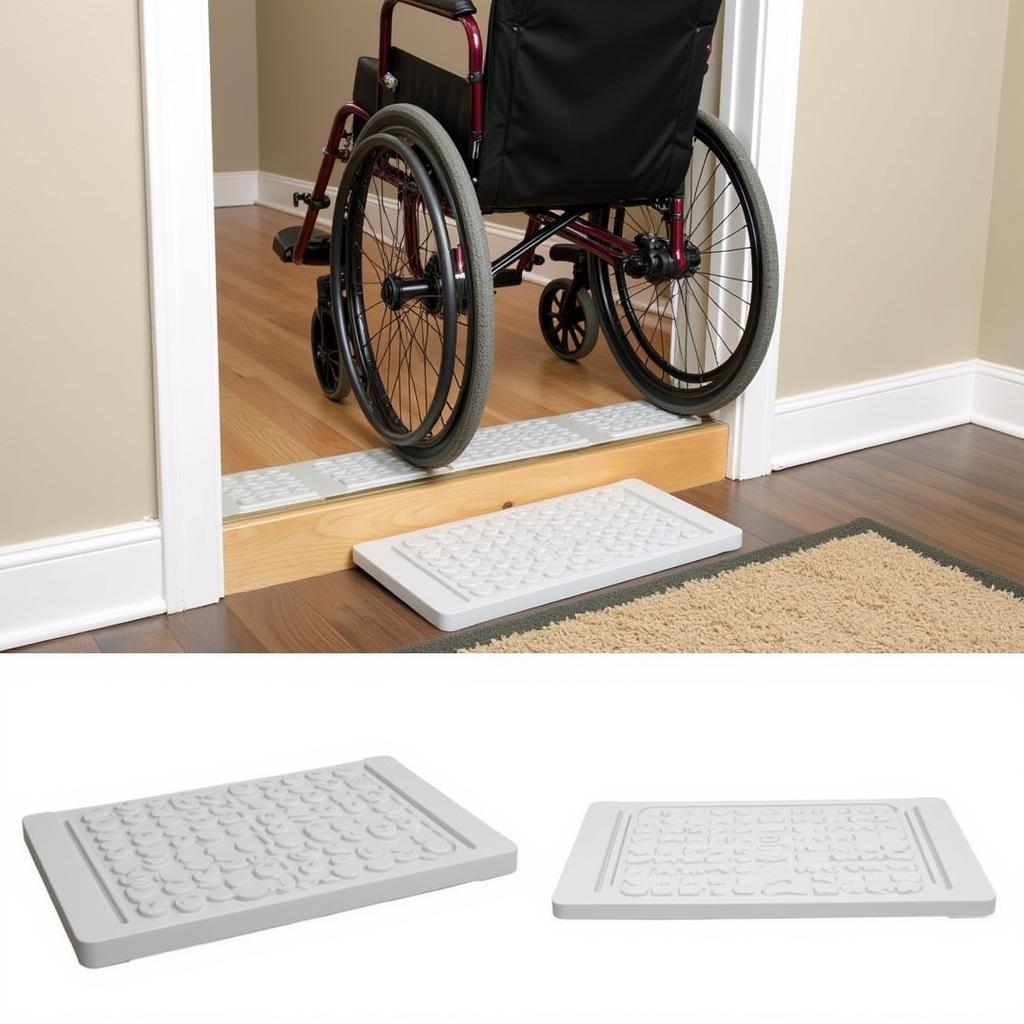 Plastic Threshold Ramp for Doorways