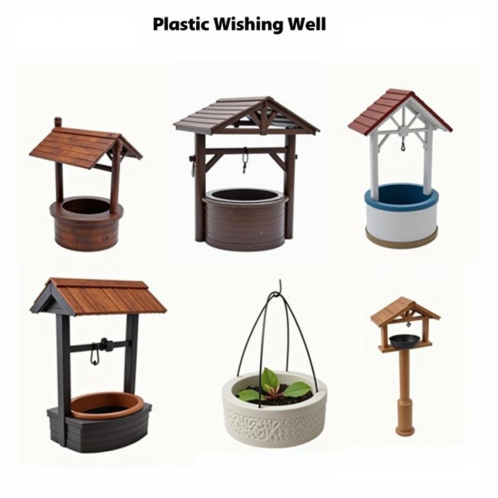 Different Types of Plastic Wishing Wells