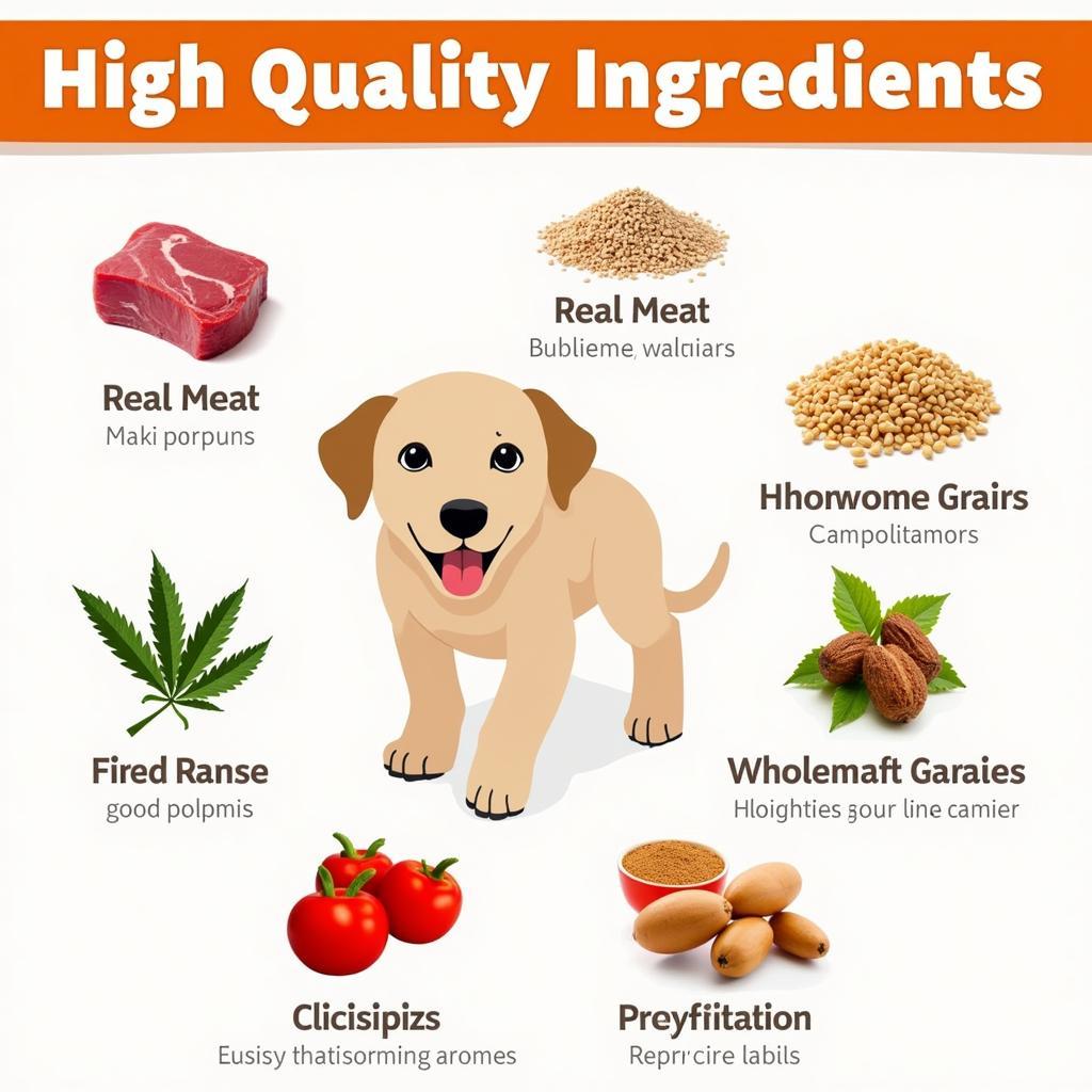 Pride Puppy Food Ingredients