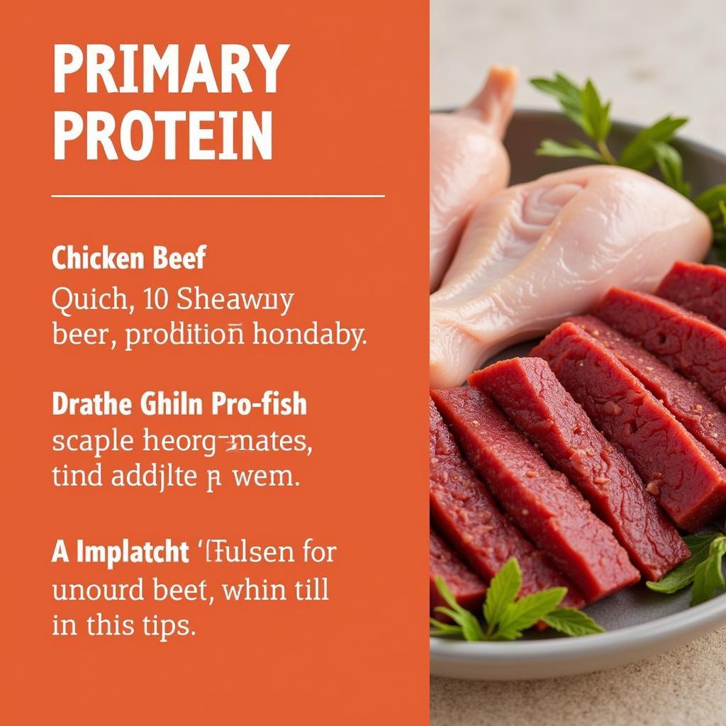 Pride Puppy Food Protein Sources