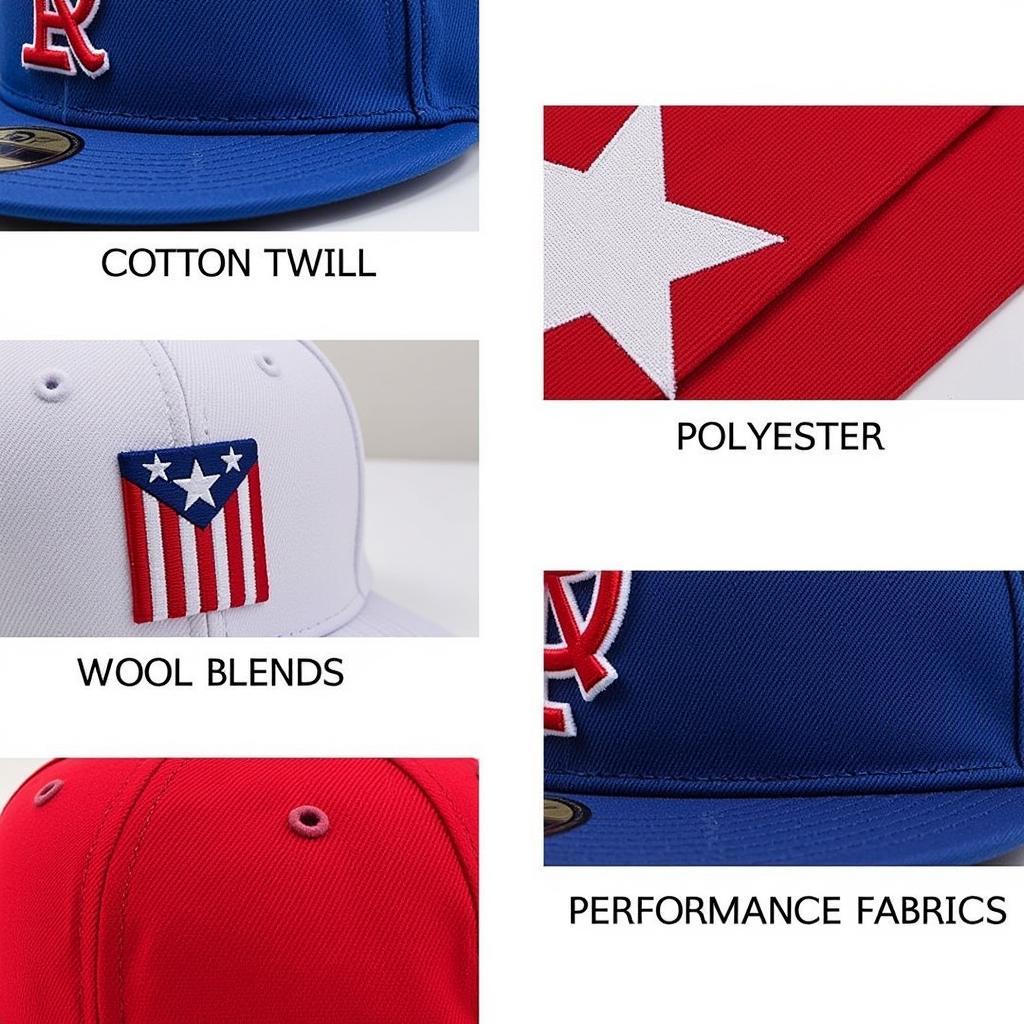 Materials Used in Puerto Rico Baseball Team Hats