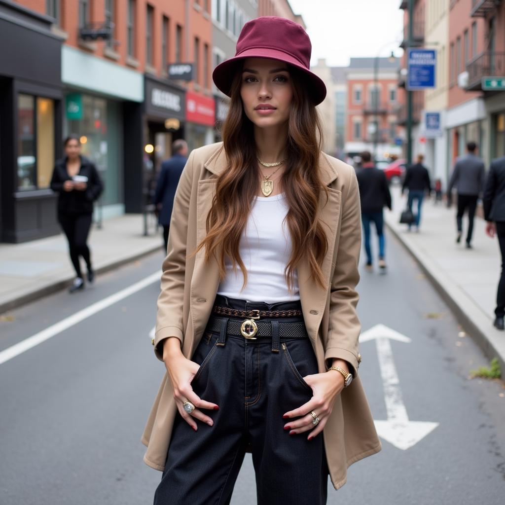 Street Style with a Queens NY Hat