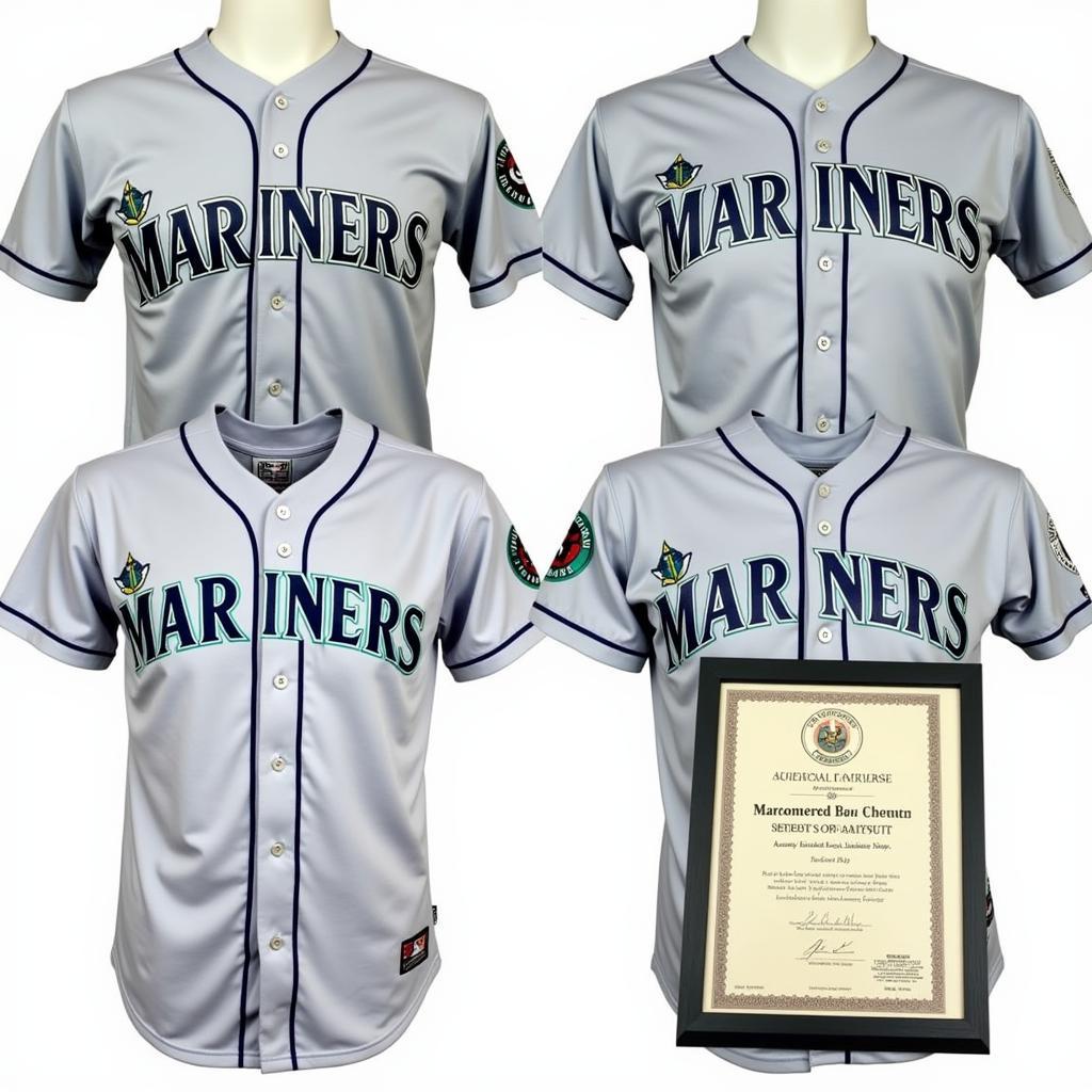 Authentic vs. Replica Randy Johnson Mariners Jerseys