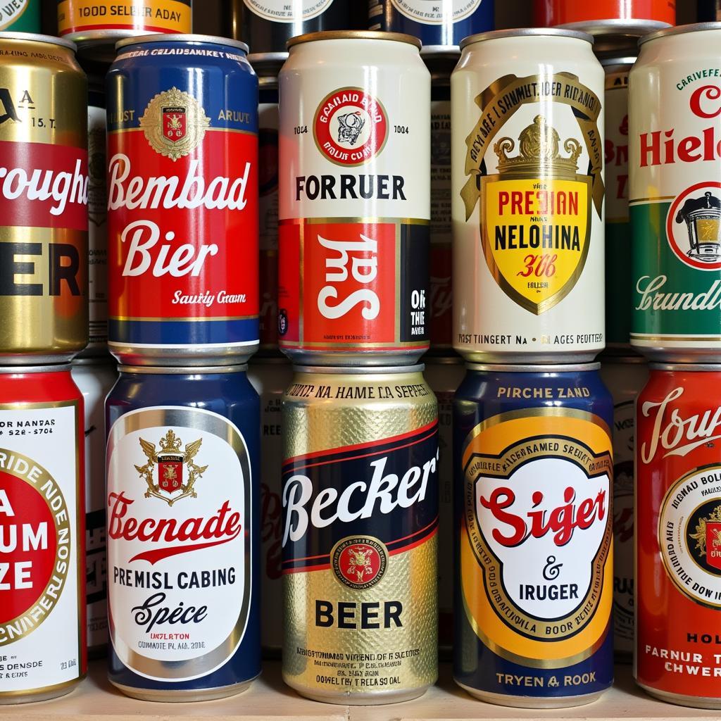 Collection of Rare Flat Top Beer Cans