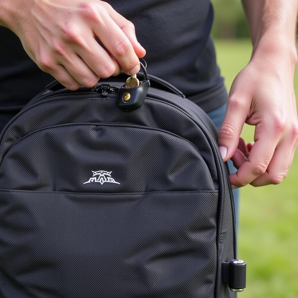 Secure your belongings with a razor tour pack