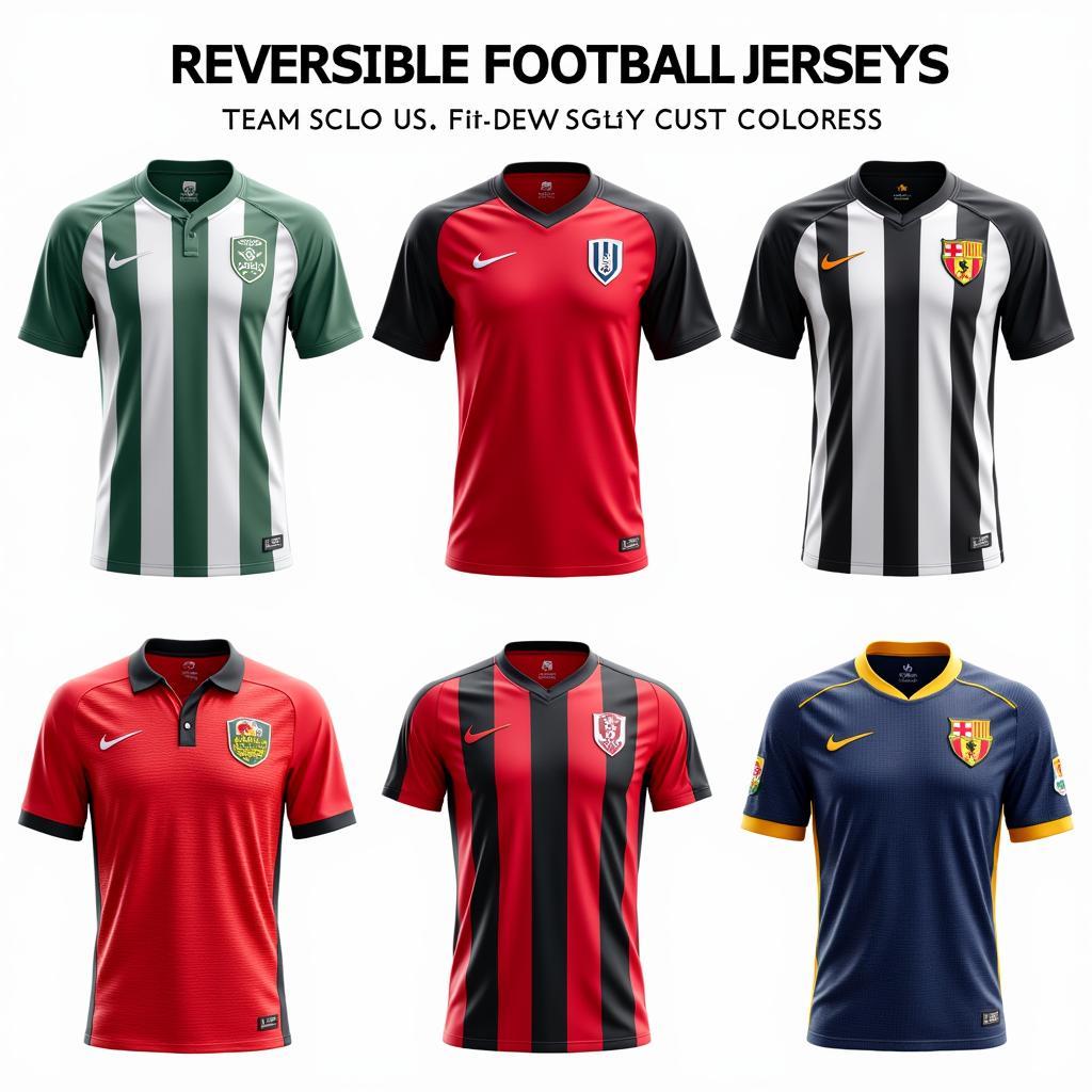 Variety of Reversible Jersey Designs for Youth